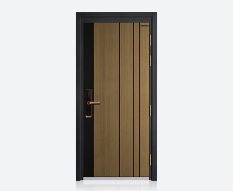 Heavy Duty Solid Wooden Armored Door For Entrance Door