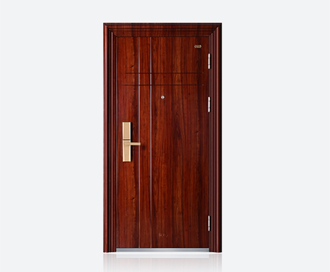 Solid Wood Steel High Quality Security Exterior Armored Door