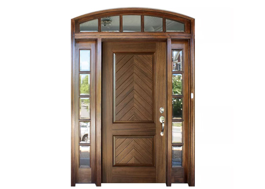 fiberglass prehung front door with sidelites