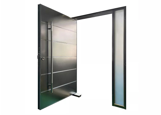 heavy duty cast aluminium tank proof front luxury hotel exterior door