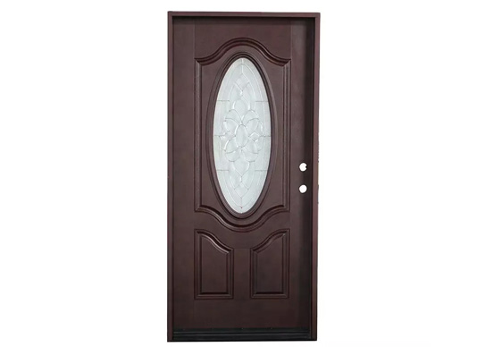 mahogany fiberglass door