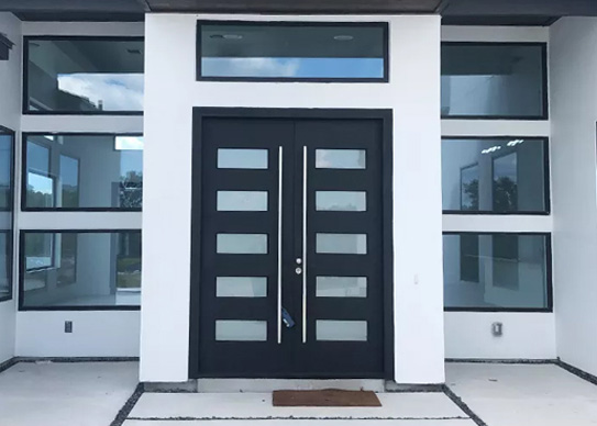 pivot door entry