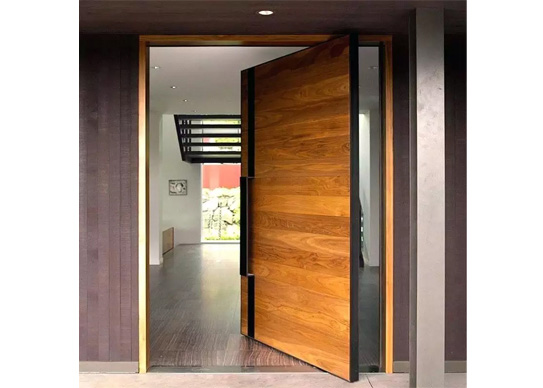 revolving solid wood pivot door