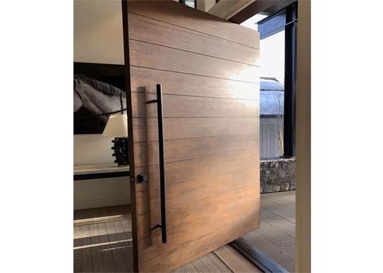 solid wood pivot doors
