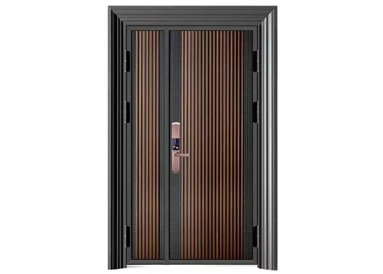 heat proof security metal steel doors new design
