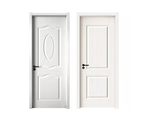 White Primed Veneer Wood Waterproof American Style Solid Interior Wooden Doors For Room