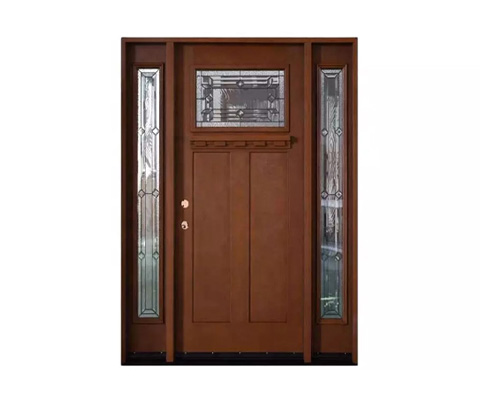 2 Sidelite Glass Insert Fiberglass Entry Door Apartment Door