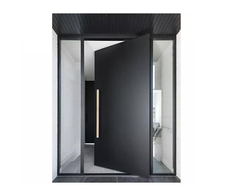 Aluminum Alloy Hotel Pivot Main Door Design